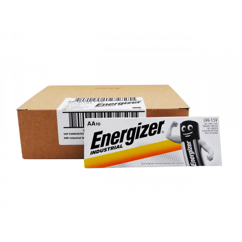 Boite 60 piles LR6 ENERGIZER Industrial - AA - Alcaline - 1.5V