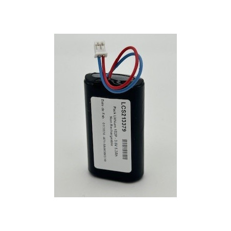 Pack piles DELTA DORE CS8000 – Tyxal - Lithium - 3.6V - 5.2Ah + Connec