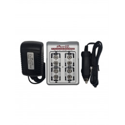 Chargeur batterie iPOWERUS - 4 accus - Li Po / NiMh - 9V