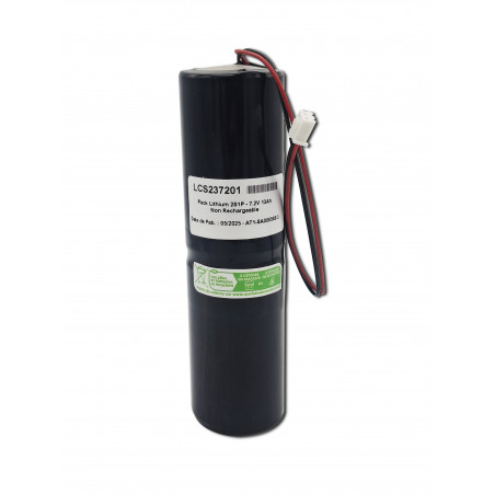 Pile Lithium Compatible Debimetre HYDREKA - D - LSH20 - 7.2V - 14.0A +