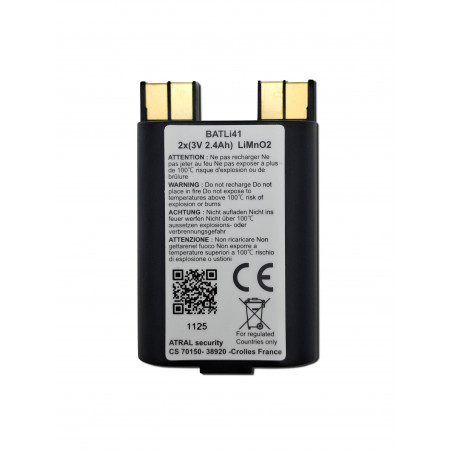Pile Alarme DAITEM RXU02X / BATLi41 - Lithium-Ion - 2x3V - 2,4Ah