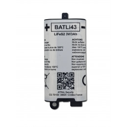 Pile lithium RXU15X - Daitem - 3V - 3Ah