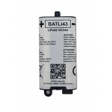 Pile lithium RXU15X - Daitem - 3V - 3Ah