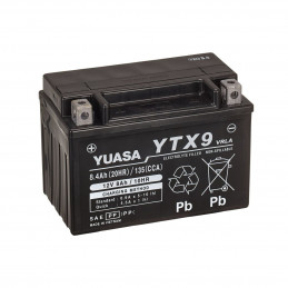 Batterie moto YUASA YTX9  - 12V – 8Ah