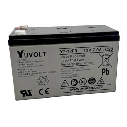 Batterie YUASA de la gamme YUCEL en 12V et  7.0Ah - Y7-12FR - AGM